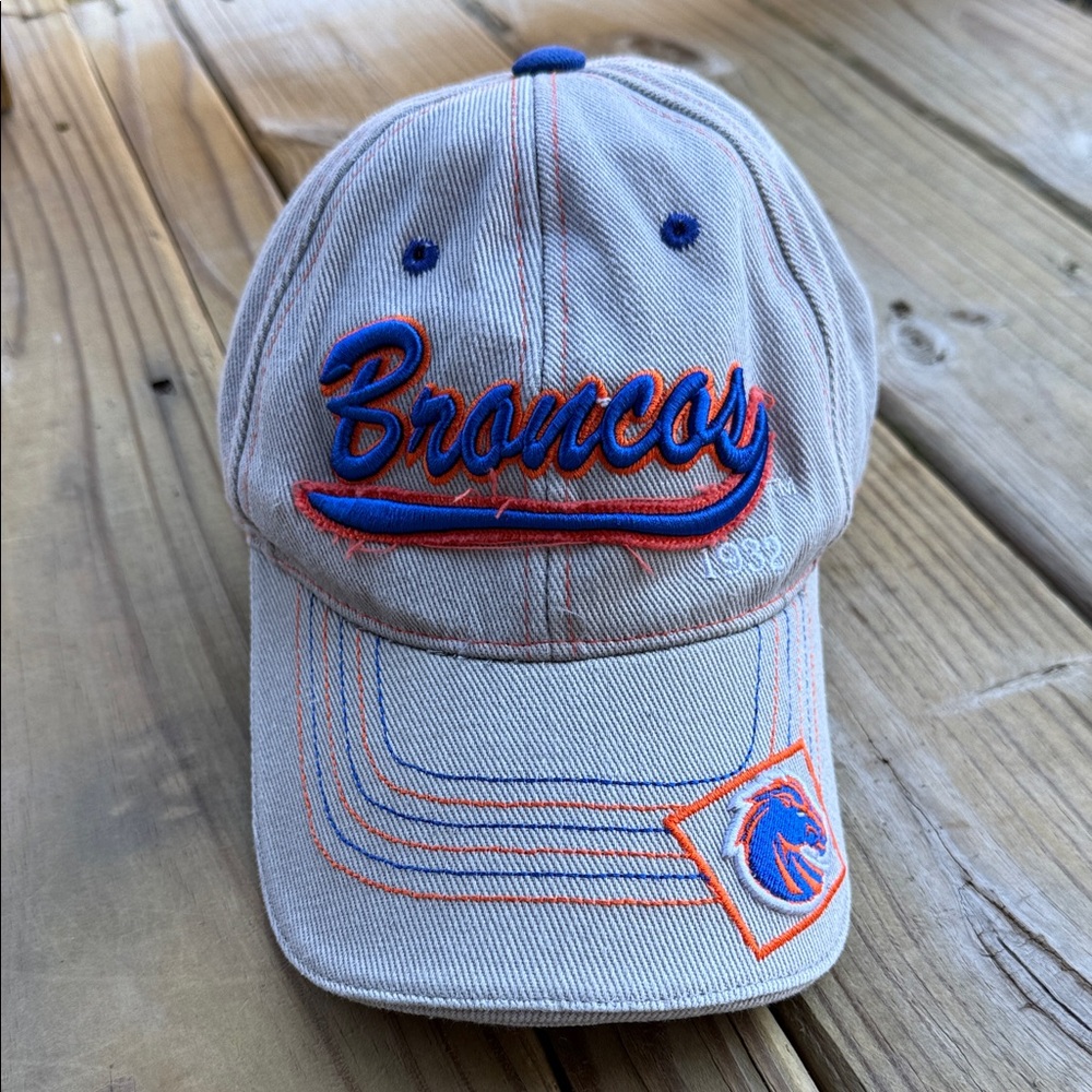 DB Donegal Bay USA Universal Fit Boise State Broncos Gray Adjustable Hat Cap